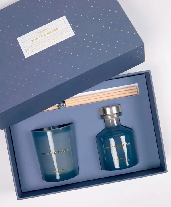 Fragancia mIkado y vela aromática Winter Mood