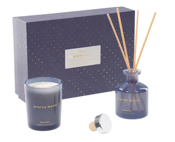 Fragancia mIkado y vela aromática Winter Mood