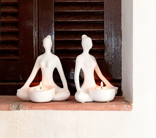 Portavelas yoga Loto