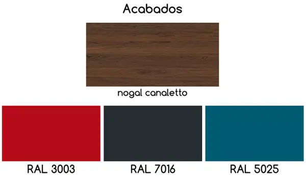 Librería 3 módulos con puerta moderno Eleganzza