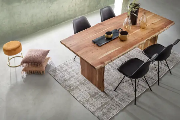 Mesa de comedor madera maciza de acacia Eneas