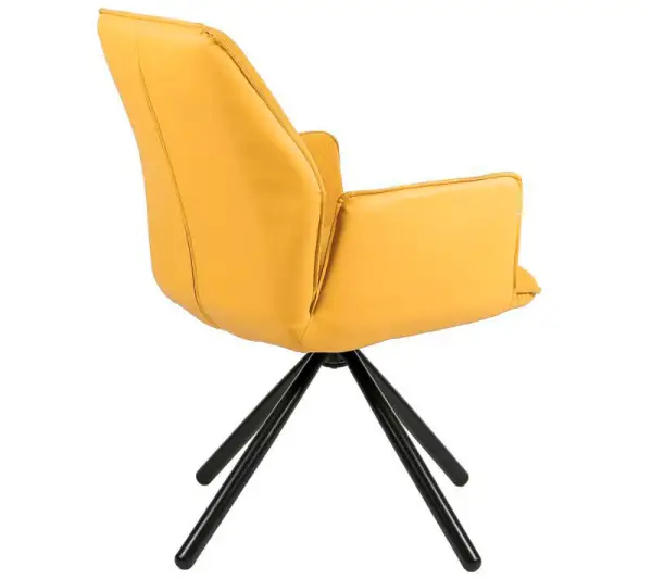 Silla giratoria mostaza Carlyn