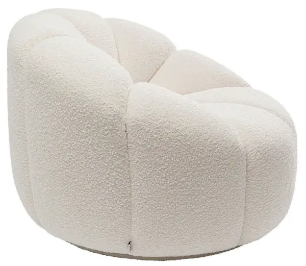Butaca giratoria blanca Peppo