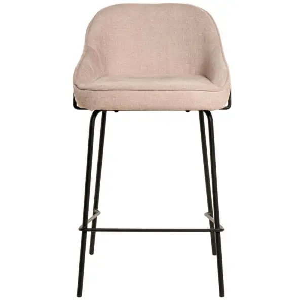 Taburete para barra de cocina beige Arny