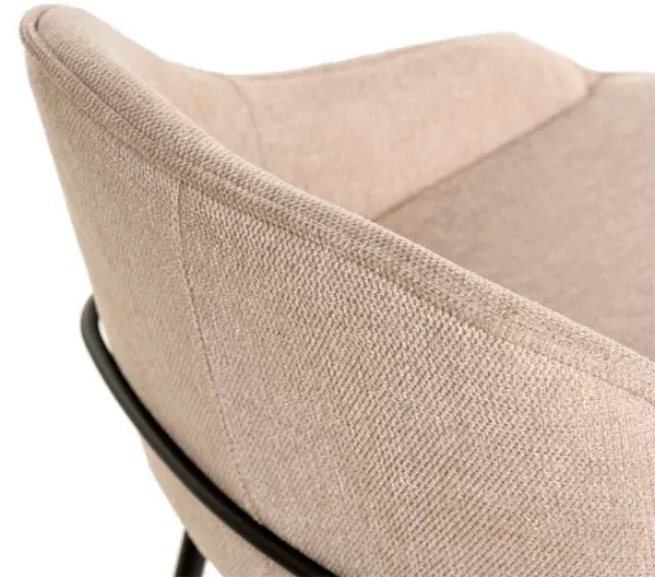 Taburete para barra de cocina beige Arny