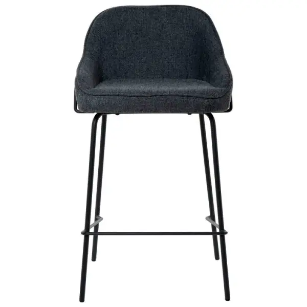Taburete para barra de cocina gris oscuro Arny