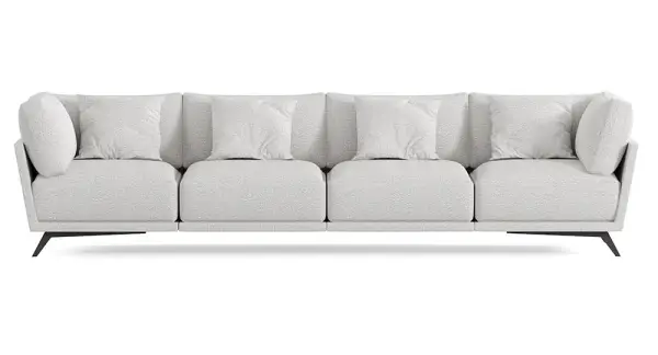 Sofa con patas altas Caravaggio by Casantini Milano