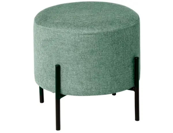 Puff tapizado menta Herman