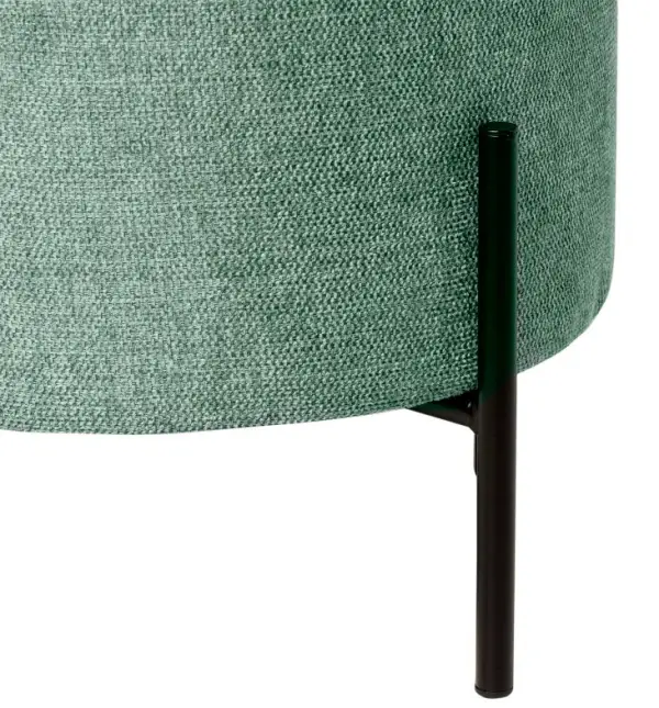 Puff tapizado menta Herman