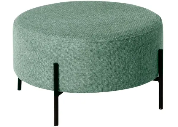 Puff tapizado menta Camilo