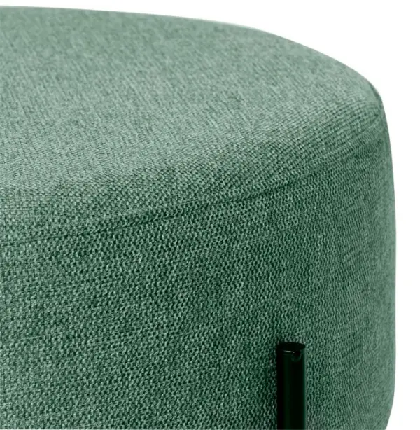 Puff tapizado menta Camilo