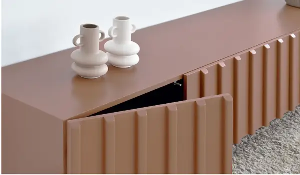 Mesa de televisión 4 puertas lacado Stoken
