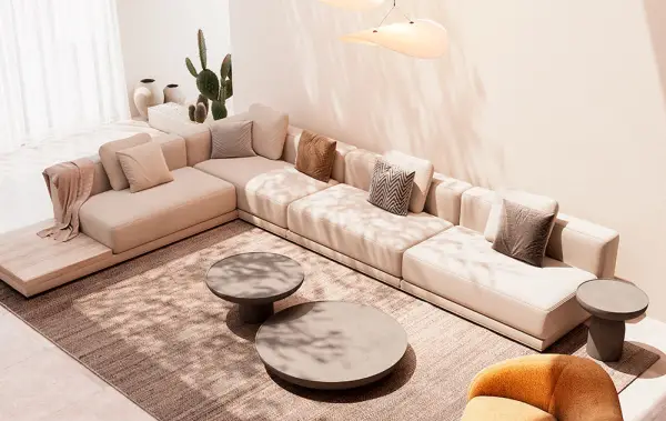 Mesa de centro microcemento Rin