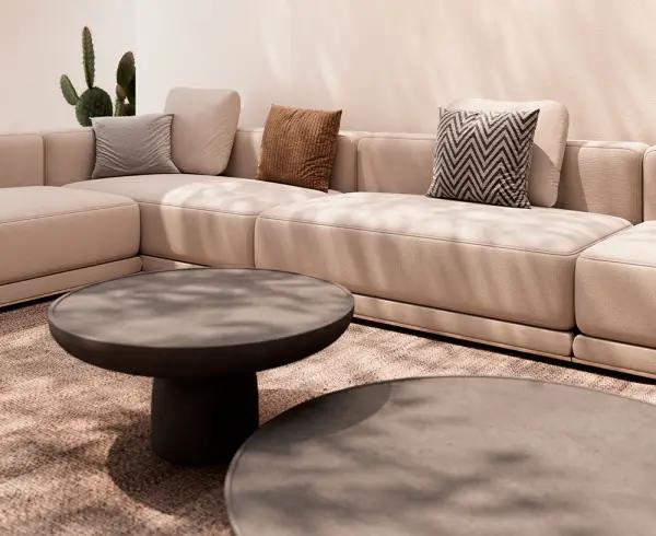 Mesa de centro microcemento Rin