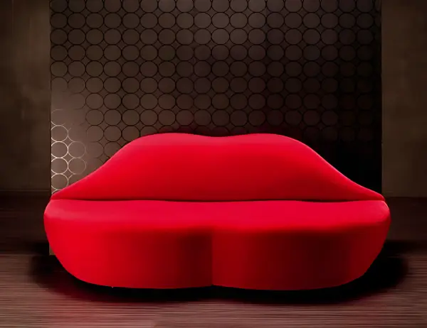 Sofá de diseño Labios