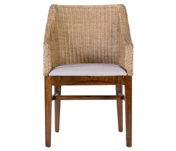 Sillón rattán colonial new India