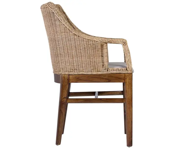 Sillón rattán colonial new India