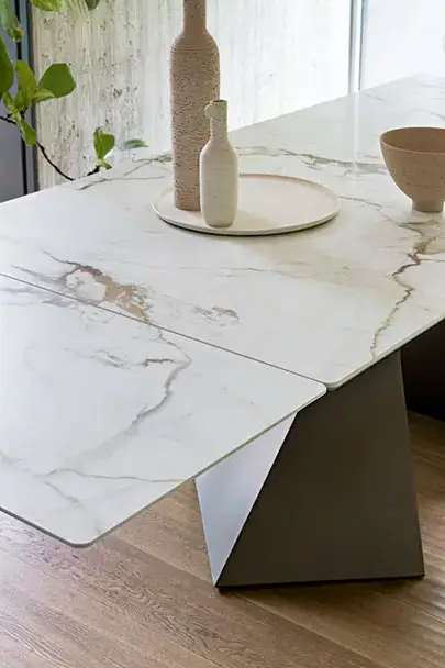 Mesa de comedor extensible cerámica Prora Bonaldo