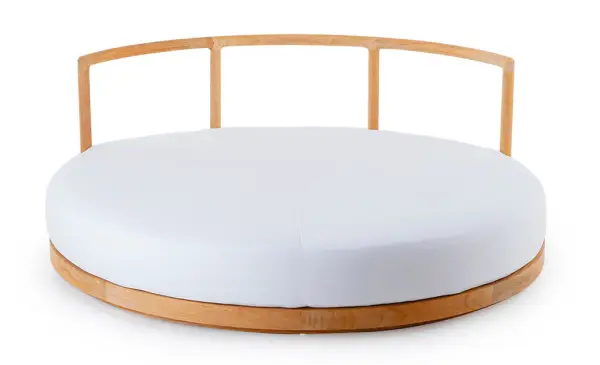 Cama tapizada teca Pevero