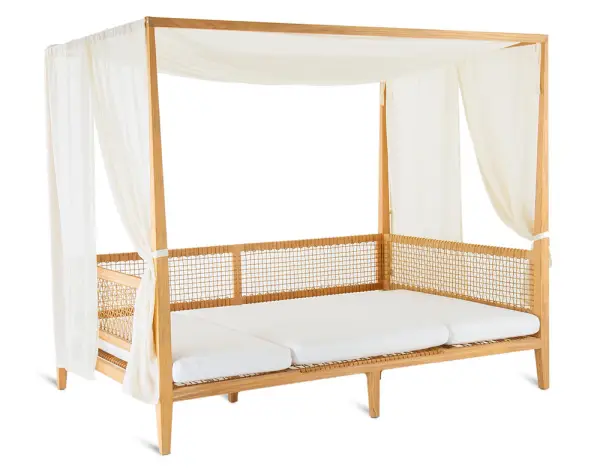 Cama con dosel y asientos regulables Synthesis by Unopiu