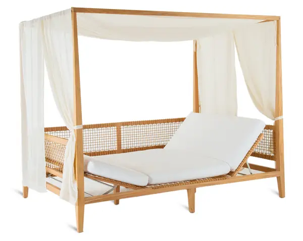 Cama con dosel y asientos regulables Synthesis by Unopiu