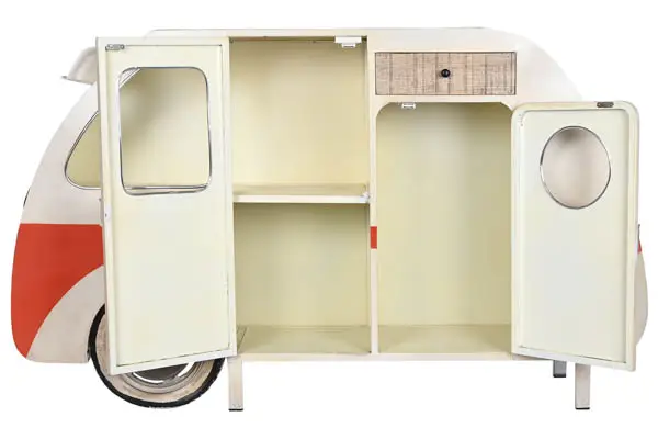 Aparador furgoneta Vintage nostalgia blanco