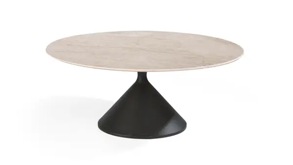 Mesa de centro redonda porcelánico Aiko