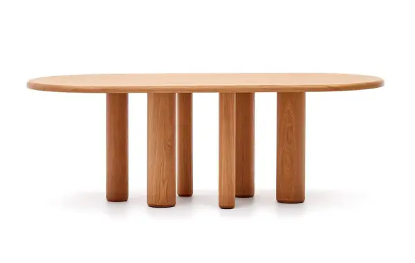 Mesa de comedor fresno acabado natural Mailen Kave Home