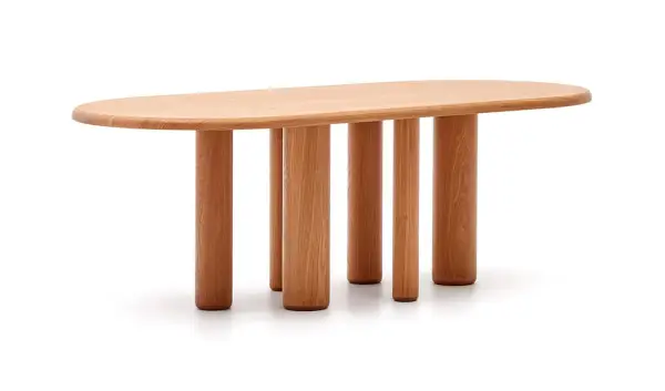 Mesa de comedor fresno acabado natural Mailen Kave Home
