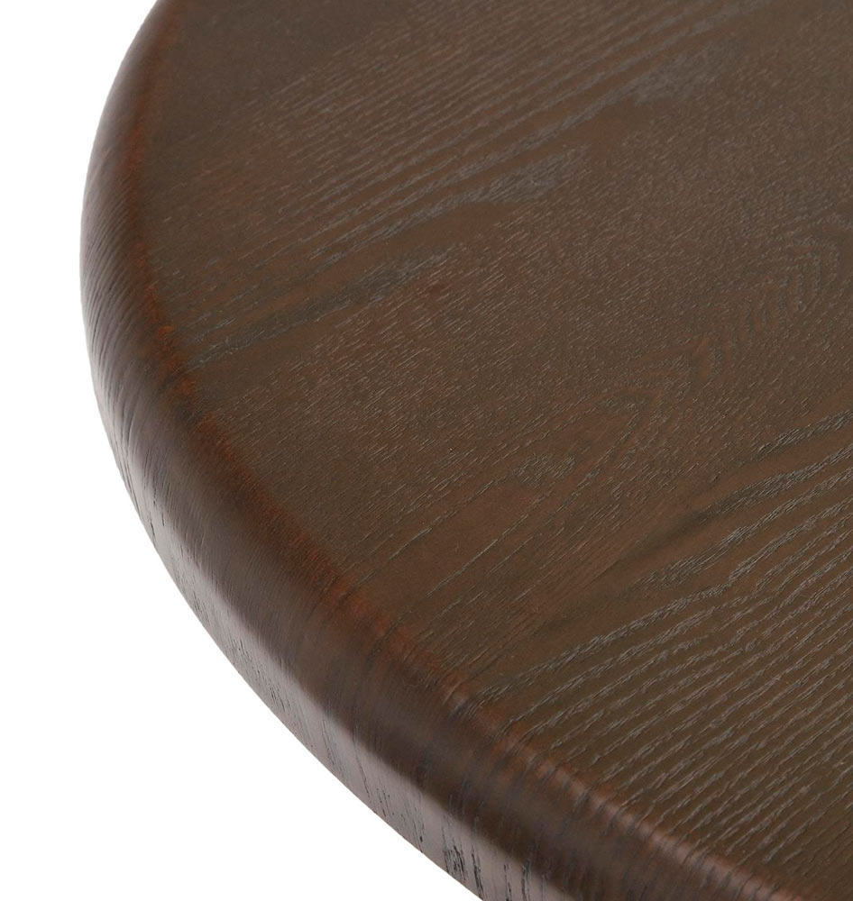 Mesa de comedor fresno acabado oscuro Mailen Kave Home