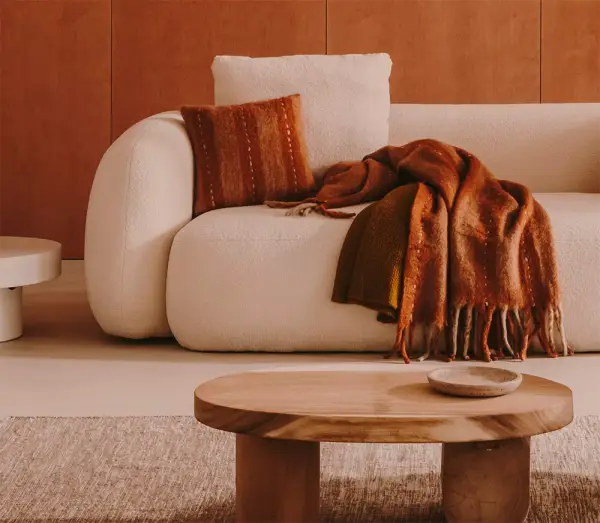 Mesa de centro madera maciza de mungur Mosi Kave Home