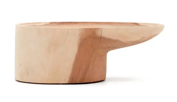 Mesa de centro pie Mosi madera maciza de mungur Kave Home