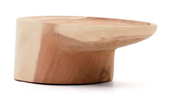 Mesa de centro pie Mosi madera maciza de mungur Kave Home