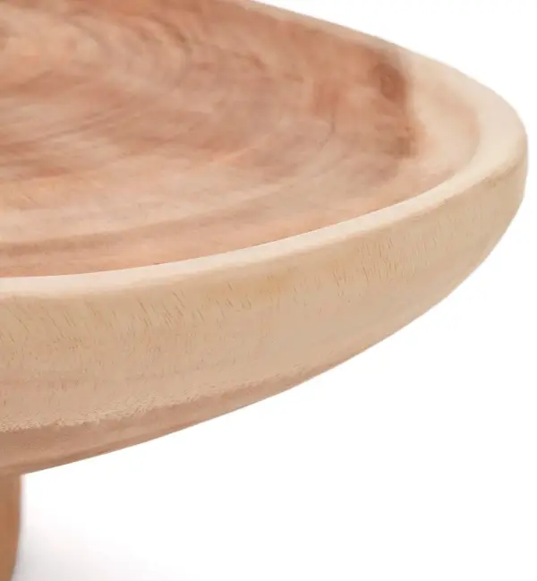 Mesa de centro pie Mosi madera maciza de mungur Kave Home