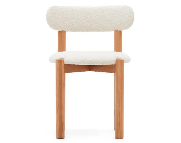 Silla borreguito blanco Nebai Kave Home