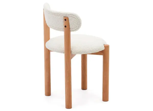 Silla borreguito blanco Nebai Kave Home