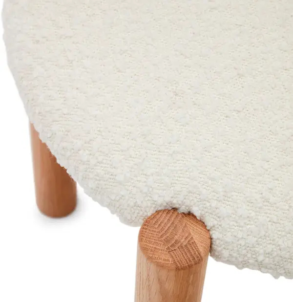 Silla borreguito blanco Nebai Kave Home