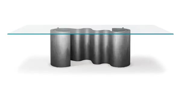 Mesa de comedor cristal Papel by Cattelan Italia