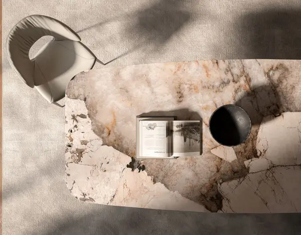 Mesa de comedor porcelánico Papel by Cattelan Italia