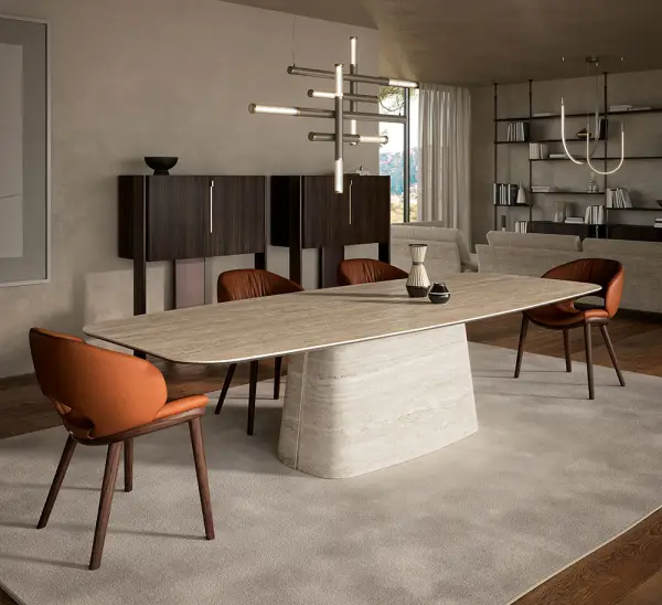 Mesa de comedor keramik Napoleon by Cattelan Italia