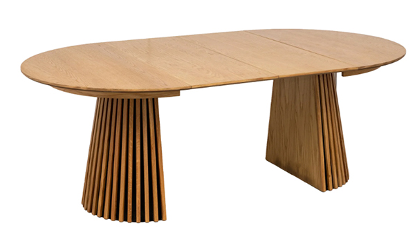 Mesa de comedor natural extensible Dineng