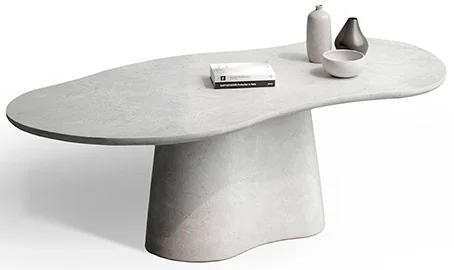 Mesa de comedor microcemento Dolmen Menhir Mesa de comedor microcemento Dolmen Menhir