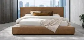 Cama de piel Maryland