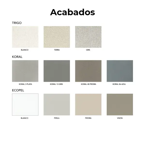 Canapé tapizado con patas altas moca Roomba