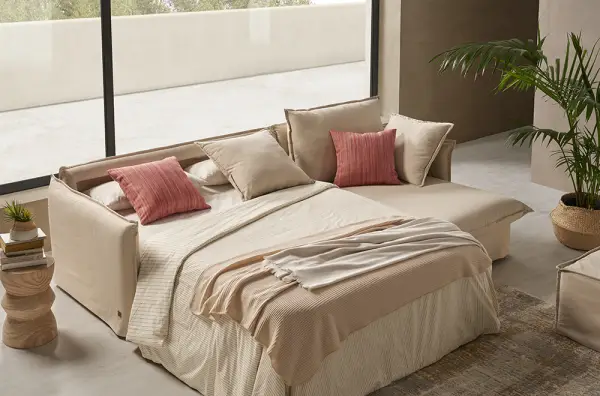 Sofá cama con chaise longue Corricella