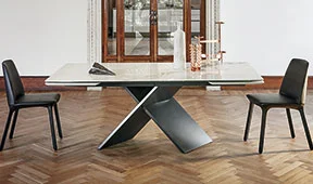 Mesa de comedor extensible calacatta Ax Bonaldo Mesa de comedor extensible calacatta Ax Bonaldo