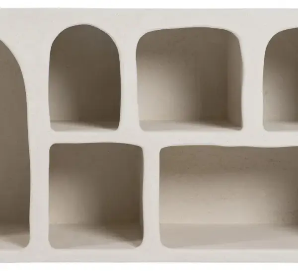 Librería baja minimalista cálida Edén