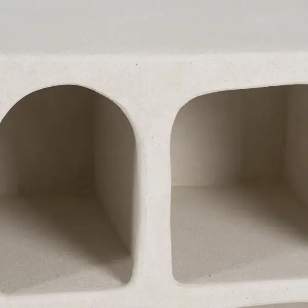 Librería baja minimalista cálida Edén