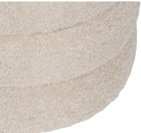 Puf beige minimalista Edén