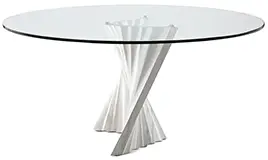 Mesa de comedor redonda moderna Plisset